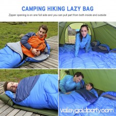 1pcs Portable Large Single Sleeping Bag for Adults Warm Soft Adult Waterproof Camping Hiking Blue 568975219